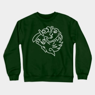 Warrior / Wolf Crewneck Sweatshirt